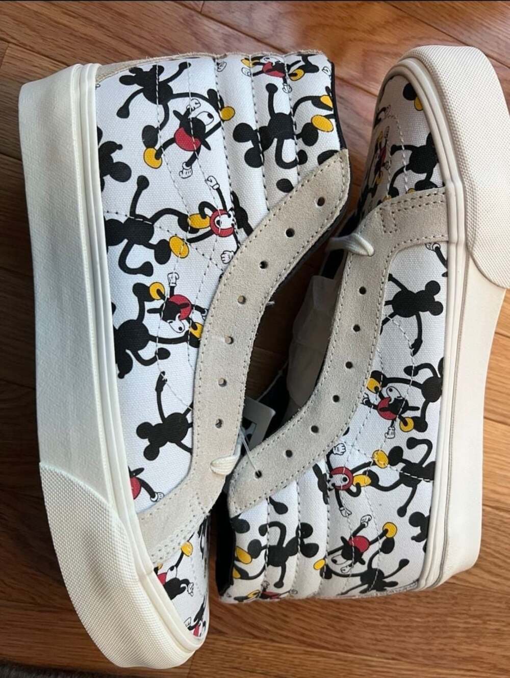 Vans x Disney Mickey 90th Geoff McFetridge Sk8-Hi LX White